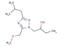 1-[3-isobutyl-5-(methoxymethyl)-1H-1,2,4-triazol-1-yl]butan-2-ol