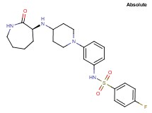 4-fluoro-N-[3-(4-{[(3S)-2-oxo-3-azepanyl]amino}-1-piperidinyl)phenyl]benzenesulfonamide