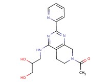 3-[(7-acetyl-2-pyridin-2-yl-5,6,7,8-tetrahydropyrido[3,4-d]pyrimidin-4-yl)amino]propane-1,2-diol