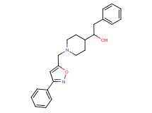 2-phenyl-1-{1-[(3-phenyl-5-isoxazolyl)methyl]-4-piperidinyl}ethanol