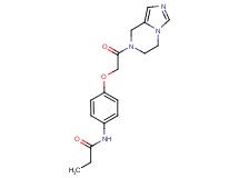 N-{4-[2-(5,6-dihydroimidazo[1,5-a]pyrazin-7(8H)-yl)-2-oxoethoxy]phenyl}propanamide