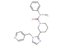 N-methyl-N-phenyl-3-[1-(pyridin-4-ylmethyl)-1H-imidazol-2-yl]piperidine-1-carboxamide