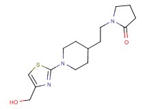 1-(2-{1-[4-(hydroxymethyl)-1,3-thiazol-2-yl]-4-piperidinyl}ethyl)-2-pyrrolidinone