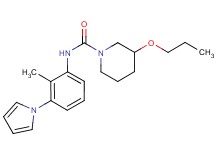 N-[2-methyl-3-(1H-pyrrol-1-yl)phenyl]-3-propoxypiperidine-1-carboxamide