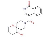 4-[(5-hydroxy-1-oxa-9-azaspiro[5.5]undec-9-yl)carbonyl]isoquinolin-1(2H)-one