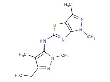 N-(3-ethyl-1,4-dimethyl-1H-pyrazol-5-yl)-1,3-dimethyl-1H-pyrazolo[3,4-d][1,3]thiazol-5-amine
