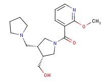 [(3R*,4R*)-1-[(2-methoxypyridin-3-yl)carbonyl]-4-(pyrrolidin-1-ylmethyl)pyrrolidin-3-yl]methanol