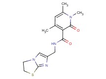 N-(2,3-dihydroimidazo[2,1-b][1,3]thiazol-6-ylmethyl)-1,4,6-trimethyl-2-oxo-1,2-dihydropyridine-3-carboxamide
