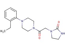 1-{2-[4-(2-ethylphenyl)piperazin-1-yl]-2-oxoethyl}imidazolidin-2-one