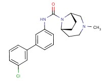 (1S*,6R*)-N-(3'-chlorobiphenyl-3-yl)-3-methyl-3,9-diazabicyclo[4.2.1]nonane-9-carboxamide