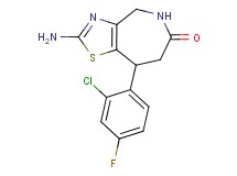 2-amino-8-(2-chloro-4-fluorophenyl)-4,5,7,8-tetrahydro-6H-[1,3]thiazolo[4,5-c]azepin-6-one