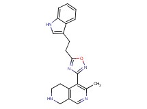 5-{5-[2-(1H-indol-3-yl)ethyl]-1,2,4-oxadiazol-3-yl}-6-methyl-1,2,3,4-tetrahydro-2,7-naphthyridine hydrochloride