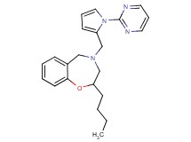 2-butyl-4-{[1-(2-pyrimidinyl)-1H-pyrrol-2-yl]methyl}-2,3,4,5-tetrahydro-1,4-benzoxazepine