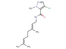 4-chloro-N-[(2E)-3,7-dimethylocta-2,6-dien-1-yl]-1-methyl-1H-pyrazole-5-carboxamide