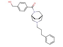 (4-{[(1S*,5R*)-3-(3-phenylpropyl)-3,6-diazabicyclo[3.2.2]non-6-yl]carbonyl}phenyl)methanol