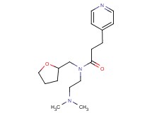 N-[2-(dimethylamino)ethyl]-3-pyridin-4-yl-N-(tetrahydrofuran-2-ylmethyl)propanamide