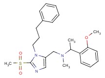 1-(2-methoxyphenyl)-N-methyl-N-{[2-(methylsulfonyl)-1-(3-phenylpropyl)-1H-imidazol-5-yl]methyl}ethanamine