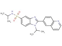 N,1-diisopropyl-2-quinolin-6-yl-1H-benzimidazole-5-sulfonamide