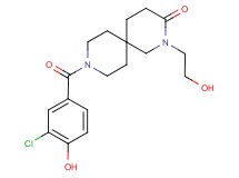 9-(3-chloro-4-hydroxybenzoyl)-2-(2-hydroxyethyl)-2,9-diazaspiro[5.5]undecan-3-one