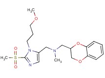 (2,3-dihydro-1,4-benzodioxin-2-ylmethyl){[1-(3-methoxypropyl)-2-(methylsulfonyl)-1H-imidazol-5-yl]methyl}methylamine