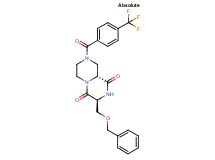 (3S,9aR)-3-[(benzyloxy)methyl]-8-[4-(trifluoromethyl)benzoyl]tetrahydro-2H-pyrazino[1,2-a]pyrazine-1,4(3H,6H)-dione