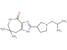 2-(1-isobutylpyrrolidin-3-yl)-7,7-dimethyl-5,6,7,8-tetrahydroimidazo[4,5-c]azepin-4(1H)-one