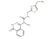 N-[(4-ethyl-1,3-thiazol-2-yl)methyl]-2-(4-oxo-3,4-dihydrophthalazin-1-yl)propanamide