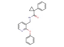 N-[(2-phenoxypyridin-3-yl)methyl]-1-phenylcyclopropanecarboxamide