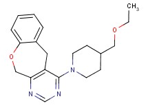 4-[4-(ethoxymethyl)piperidin-1-yl]-5,11-dihydro[1]benzoxepino[3,4-d]pyrimidine