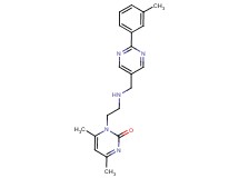 4,6-dimethyl-1-[2-({[2-(3-methylphenyl)pyrimidin-5-yl]methyl}amino)ethyl]pyrimidin-2(1H)-one