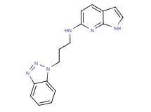 N-[3-(1H-1,2,3-benzotriazol-1-yl)propyl]-1H-pyrrolo[2,3-b]pyridin-6-amine