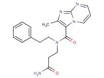N-(3-amino-3-oxopropyl)-2-methyl-N-(2-phenylethyl)imidazo[1,2-a]pyrimidine-3-carboxamide