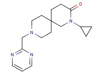 2-cyclopropyl-9-(pyrimidin-2-ylmethyl)-2,9-diazaspiro[5.5]undecan-3-one