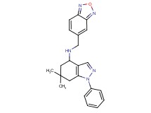 N-(2,1,3-benzoxadiazol-5-ylmethyl)-6,6-dimethyl-1-phenyl-4,5,6,7-tetrahydro-1H-indazol-4-amine