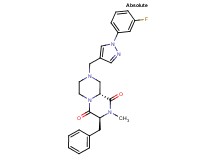 (3S,9aR)-3-benzyl-8-{[1-(3-fluorophenyl)-1H-pyrazol-4-yl]methyl}-2-methyltetrahydro-2H-pyrazino[1,2-a]pyrazine-1,4(3H,6H)-dione