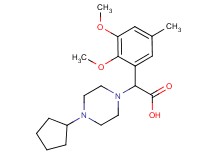 (4-cyclopentylpiperazin-1-yl)(2,3-dimethoxy-5-methylphenyl)acetic acid