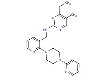 4-ethyl-5-methyl-N-{[2-(4-pyridin-2-ylpiperazin-1-yl)pyridin-3-yl]methyl}pyrimidin-2-amine