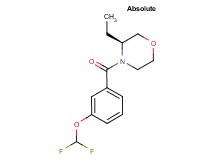 (3S)-4-[3-(difluoromethoxy)benzoyl]-3-ethylmorpholine