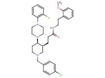 3-{(3S*,4R*)-1-(4-chlorobenzyl)-4-[4-(2-fluorophenyl)-1-piperazinyl]-3-piperidinyl}-N-[2-(2-methoxyphenyl)ethyl]propanamide