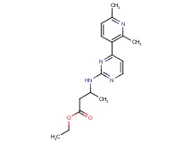 ethyl 3-{[4-(2,6-dimethylpyridin-3-yl)pyrimidin-2-yl]amino}butanoate