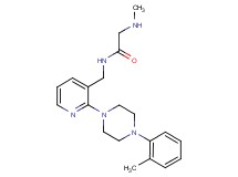 N~2~-methyl-N~1~-({2-[4-(2-methylphenyl)piperazin-1-yl]pyridin-3-yl}methyl)glycinamide