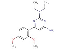 6-(2,4-dimethoxyphenyl)-N~2~,N~2~-diethylpyrimidine-2,4-diamine