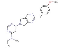 N-ethyl-6-[2-(4-methoxybenzyl)-5,7-dihydro-6H-pyrrolo[3,4-d]pyrimidin-6-yl]-N-methylpyrimidin-4-amine