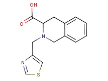 2-(1,3-thiazol-4-ylmethyl)-1,2,3,4-tetrahydroisoquinoline-3-carboxylic acid