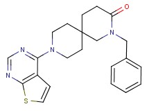 2-benzyl-9-thieno[2,3-d]pyrimidin-4-yl-2,9-diazaspiro[5.5]undecan-3-one