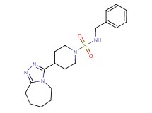 N-benzyl-4-(6,7,8,9-tetrahydro-5H-[1,2,4]triazolo[4,3-a]azepin-3-yl)piperidine-1-sulfonamide