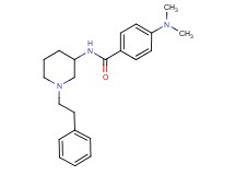 4-(dimethylamino)-N-[1-(2-phenylethyl)-3-piperidinyl]benzamide
