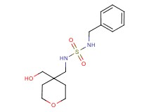 N-benzyl-N'-{[4-(hydroxymethyl)tetrahydro-2H-pyran-4-yl]methyl}sulfamide