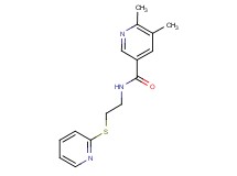 5,6-dimethyl-N-[2-(pyridin-2-ylthio)ethyl]nicotinamide