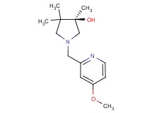 (3R)-1-[(4-methoxy-2-pyridinyl)methyl]-3,4,4-trimethyl-3-pyrrolidinol